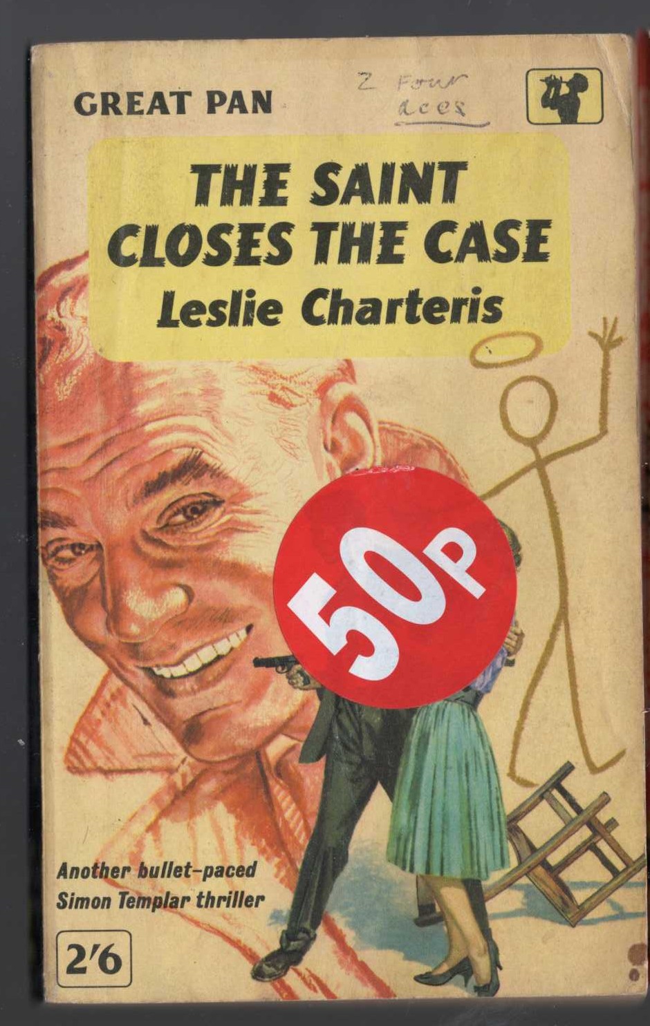 Leslie Charteris  THE SAINT CLOSES THE CASE front book cover image
