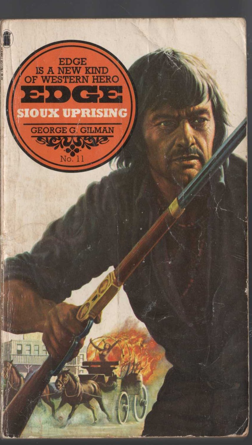 George G. Gilman  EDGE 11: SIOUX UPRISING front book cover image