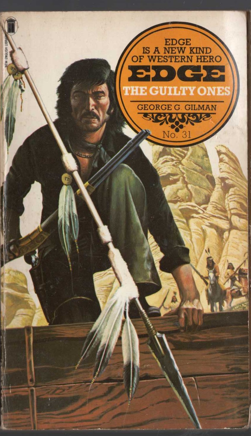 George G. Gilman  EDGE 31: THE GUILTY ONES front book cover image