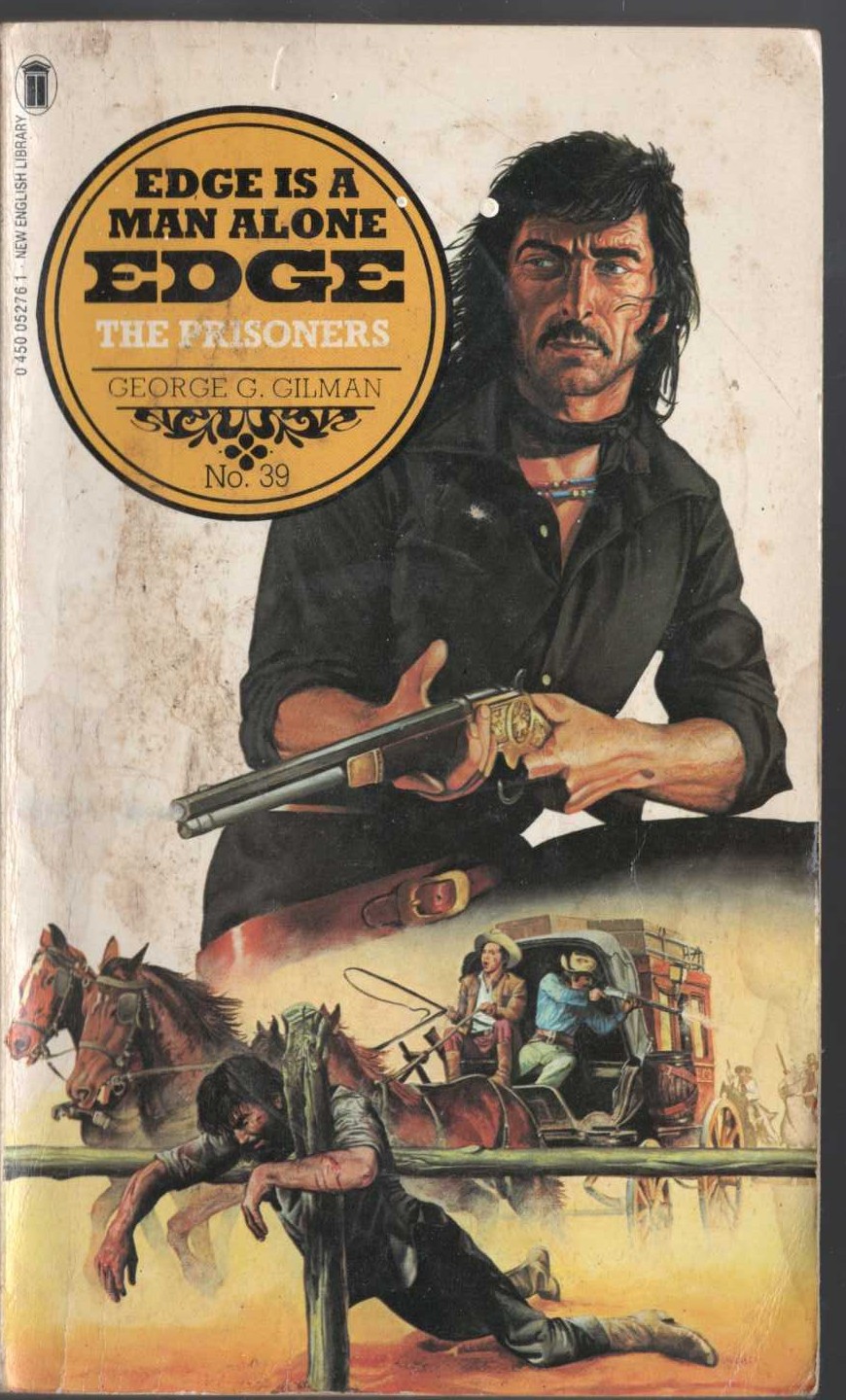 George G. Gilman  EDGE 39: THE PRISONERS front book cover image