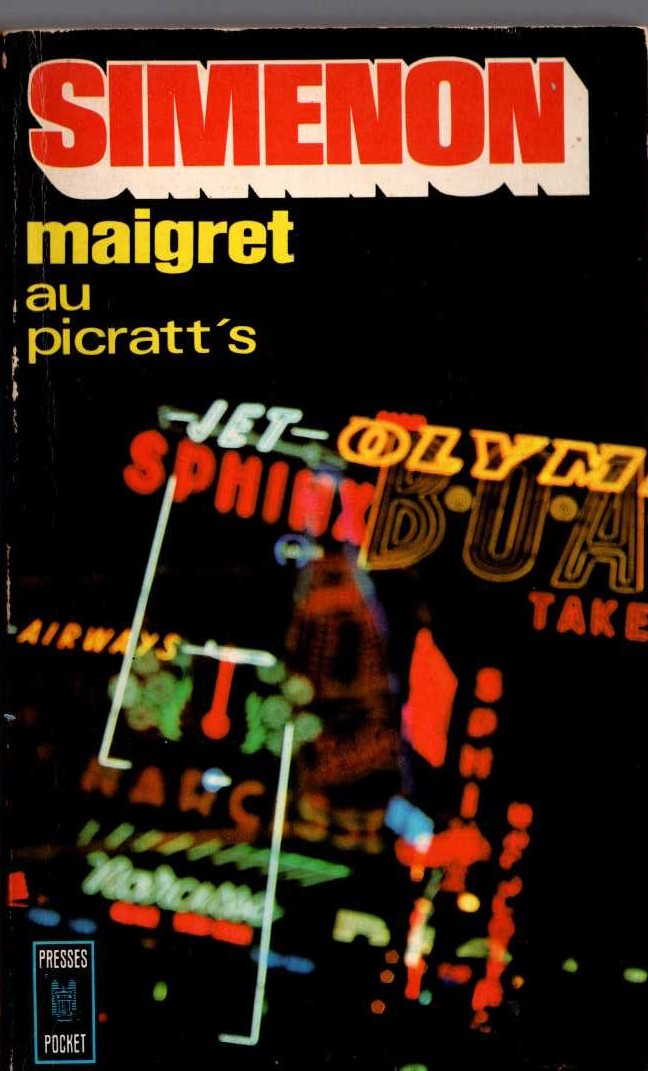 Georges Simenon  MAIGRET AU PICRATT'S front book cover image