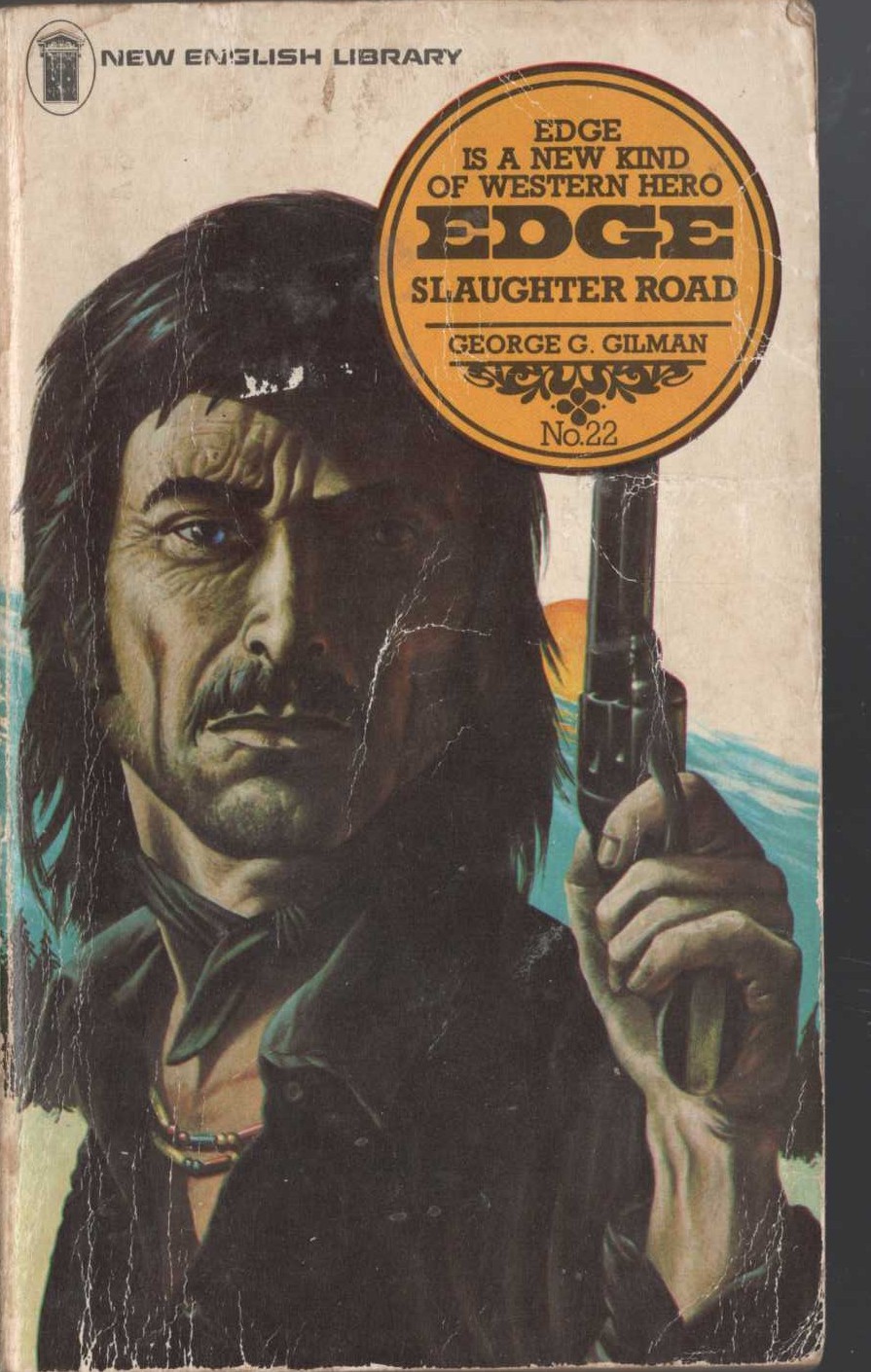 George G. Gilman  EDGE 22: SLAUGHTER ROAD front book cover image