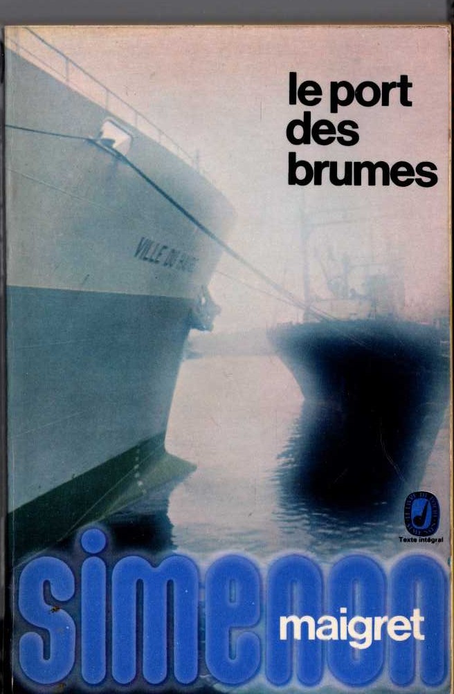Georges Simenon  LE PORT DES BRUMES (Maigret) front book cover image