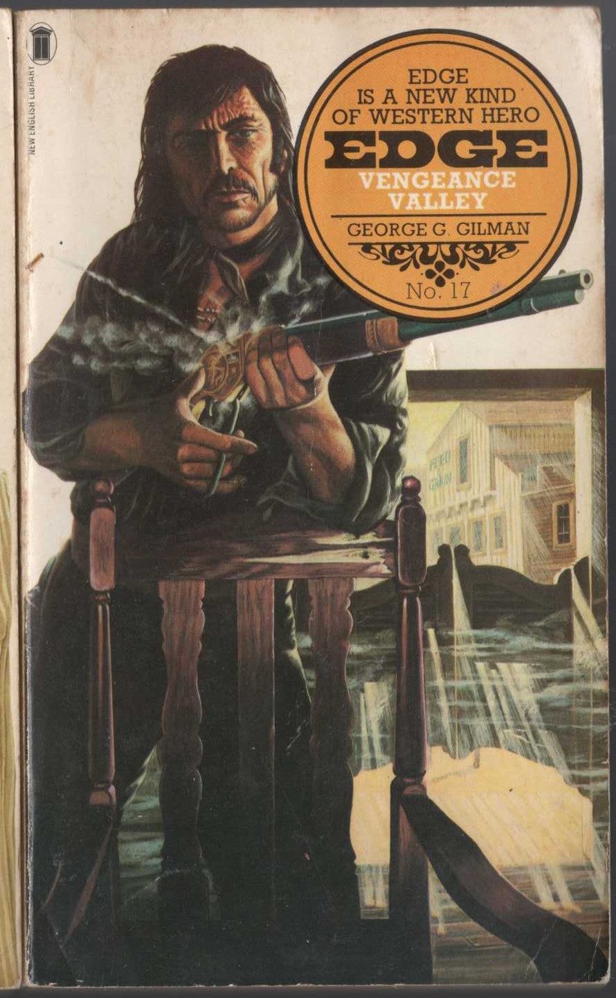 George G. Gilman  EDGE 17: VENGEANCE VALLEY front book cover image