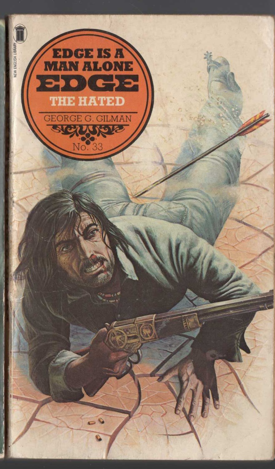 George G. Gilman  EDGE 33: THE HATED front book cover image