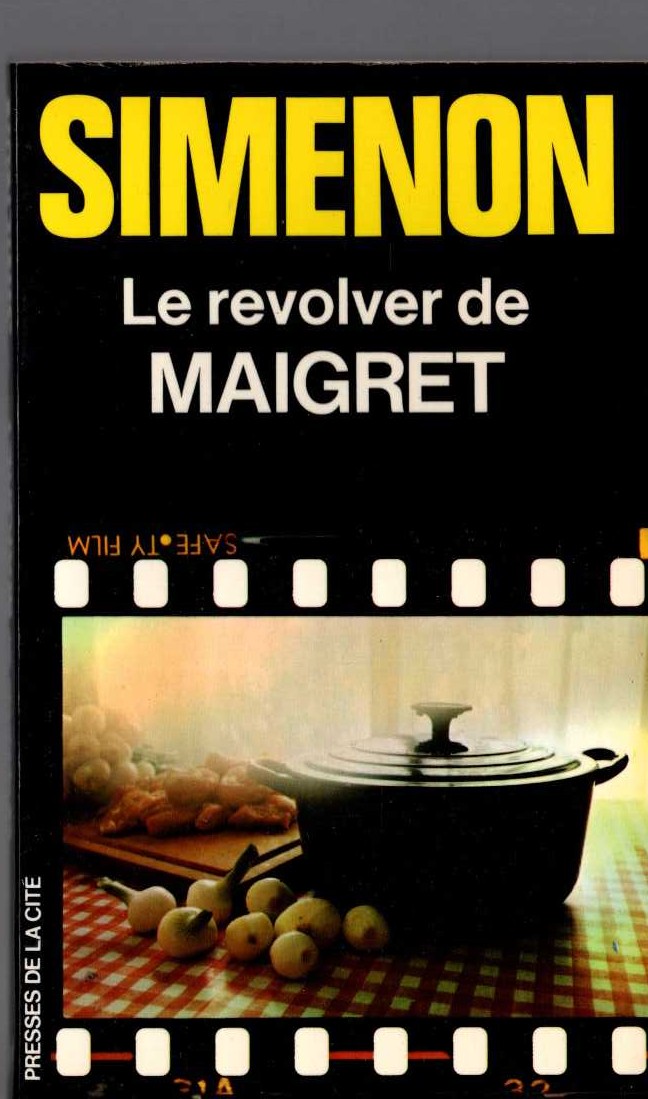 Georges Simenon  LE REVOLVER DE MAIGRET front book cover image