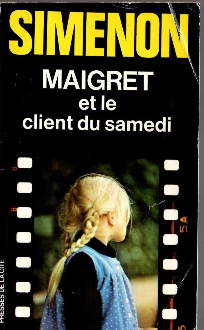 Georges Simenon  MAIGRET ET LE CLIENT DU SAMEDI front book cover image