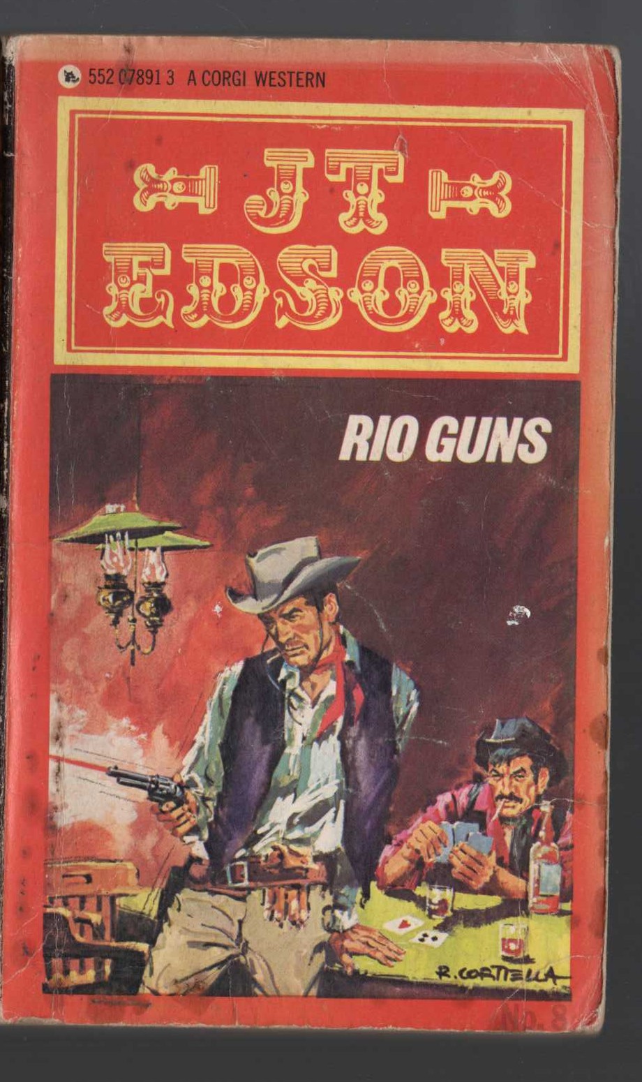 J.T. Edson  RIO GUNS front book cover image