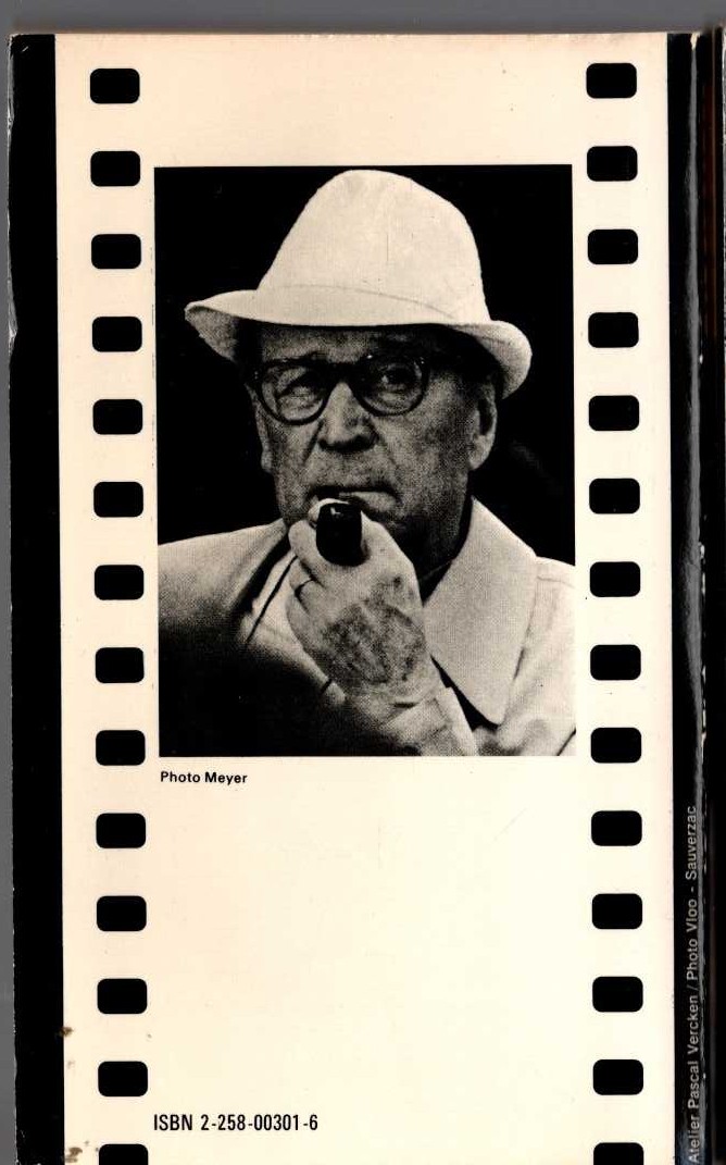 Georges Simenon  MAIGRET CHEZ LE MINISTRE magnified rear book cover image