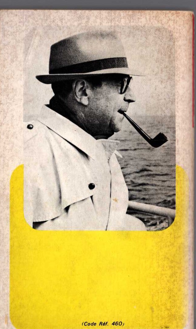 Georges Simenon  MAIGRET ET L'HOMME TOUT SEUL magnified rear book cover image