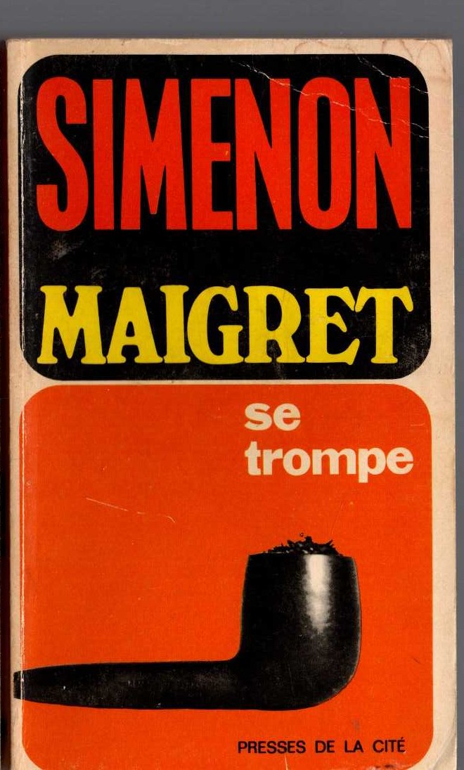 Georges Simenon  MAIGRET SE TROMPE front book cover image