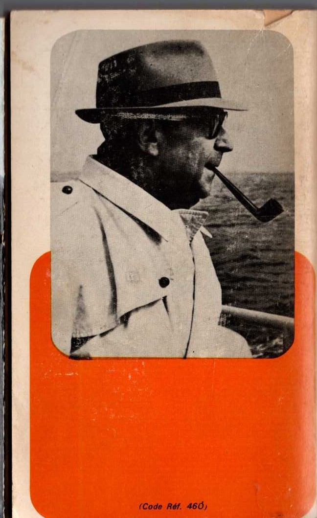 Georges Simenon  MAIGRET SE TROMPE magnified rear book cover image
