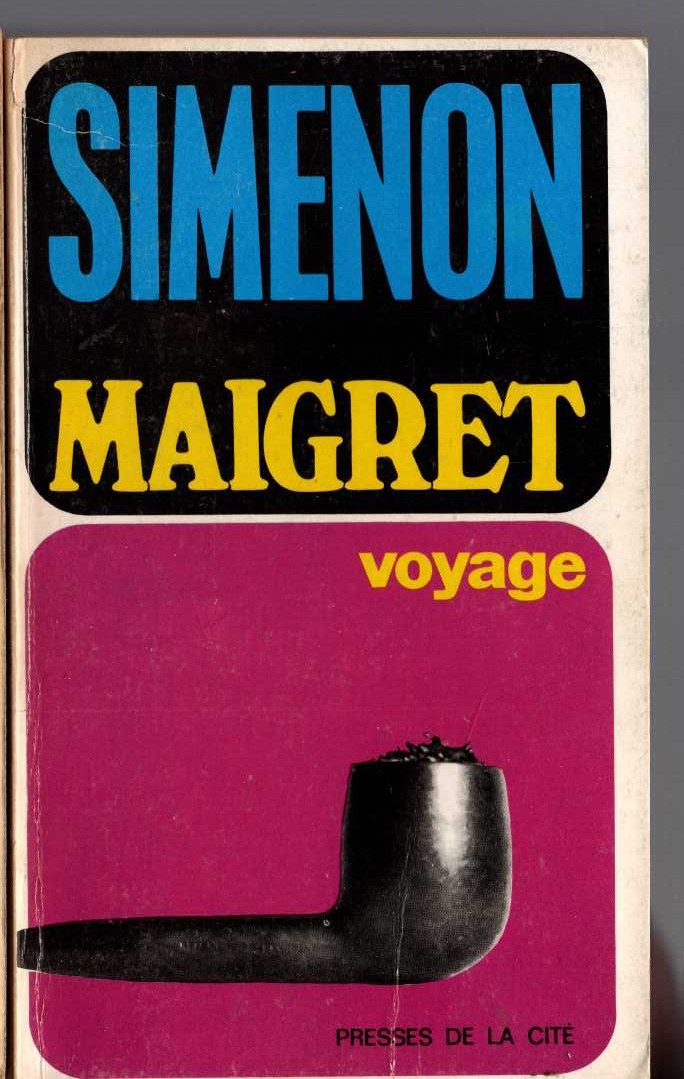 Georges Simenon  MAIGRET VOYAGE front book cover image