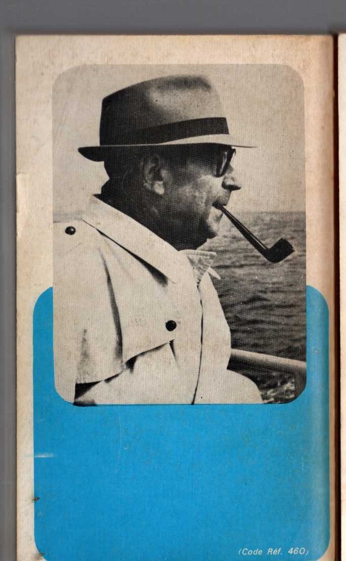 Georges Simenon  MAIGRET CHEZ LE CORONER magnified rear book cover image