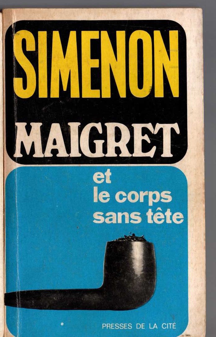Georges Simenon  MAIGRET ET LE CORPS SANS TETE front book cover image