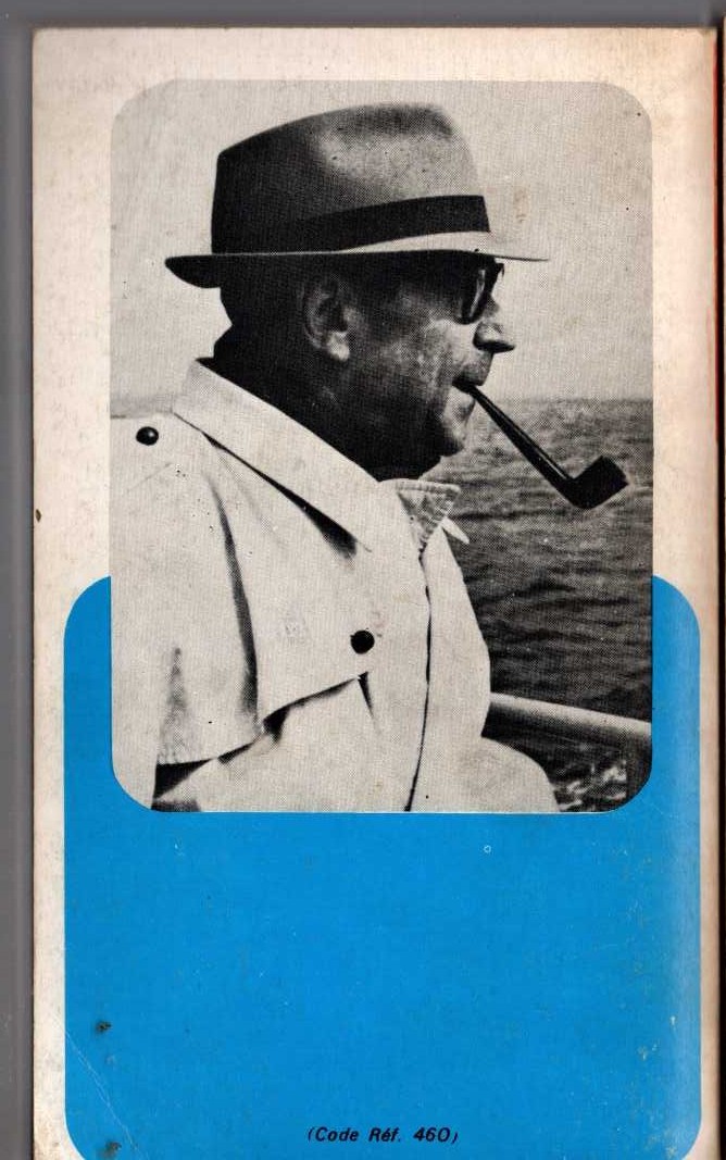 Georges Simenon  MAIGRET ET LE VOLEUR PARESSEUX magnified rear book cover image