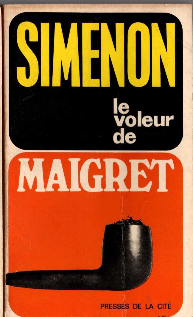 Georges Simenon  LE VOLEUR DE MAIGRET front book cover image