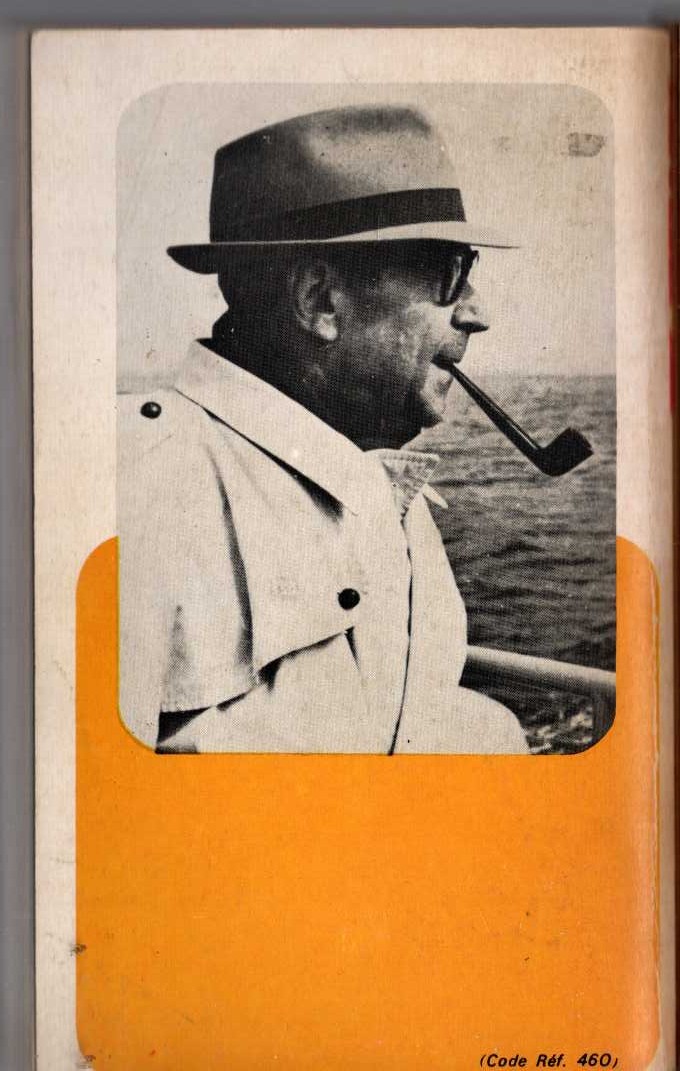 Georges Simenon  MAIGRET A PEUR magnified rear book cover image