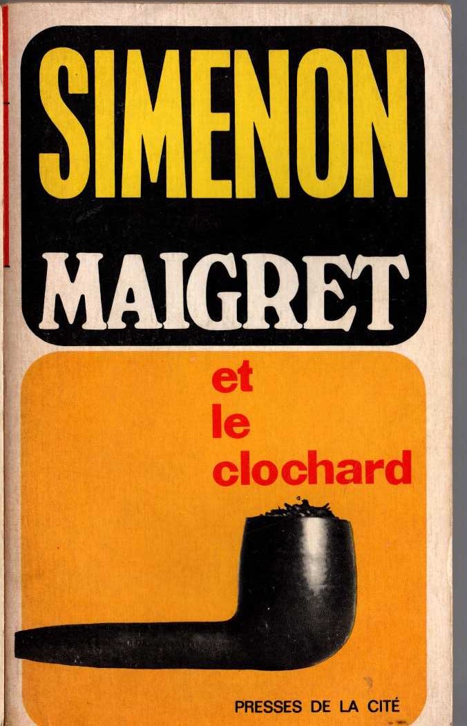 Georges Simenon  MAIGRET ET LE CLOCHARD front book cover image