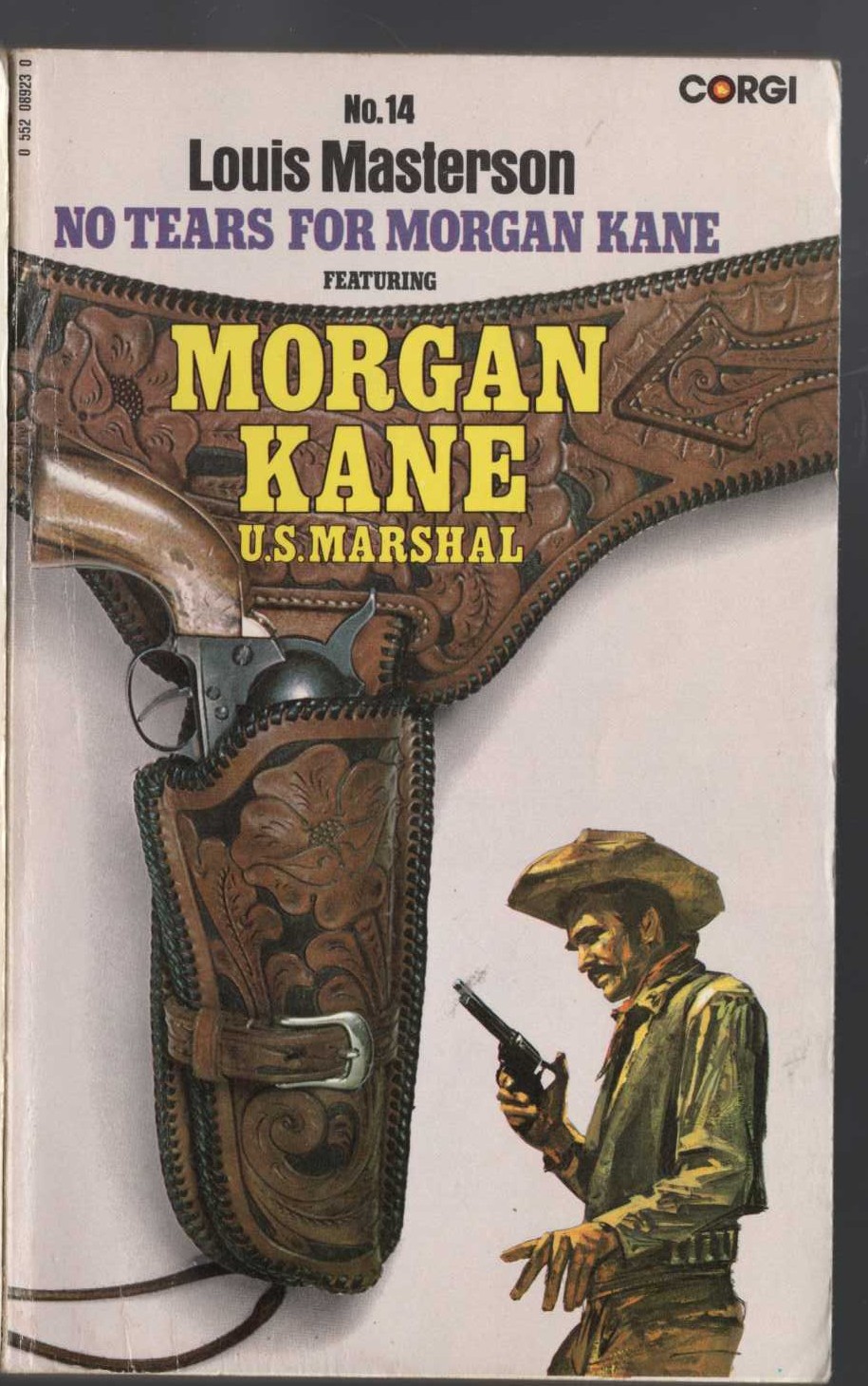 Louis Masterson  NO TEARS FOR MORGAN KANE front book cover image