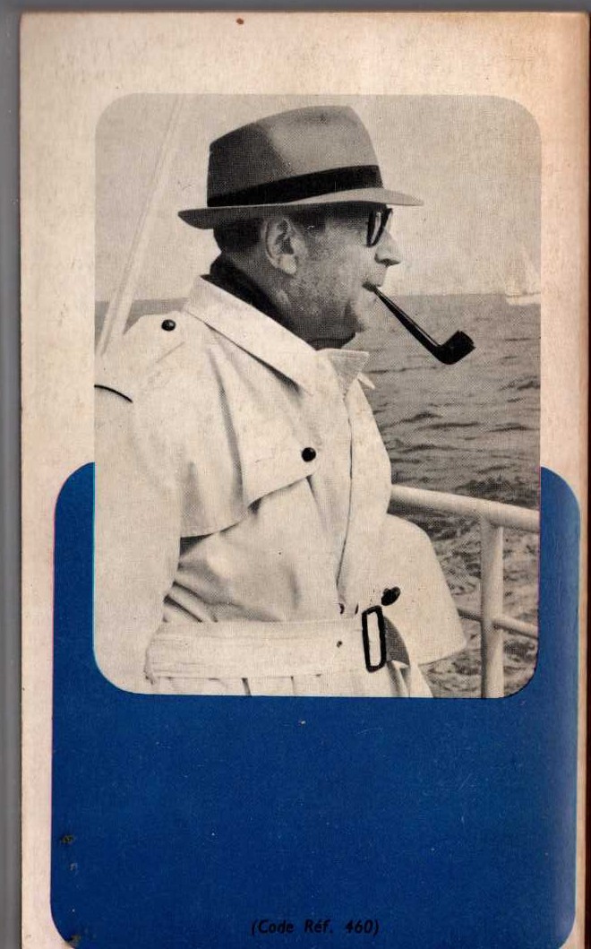 Georges Simenon  MAIGRET ET LES VIEILLARDS magnified rear book cover image