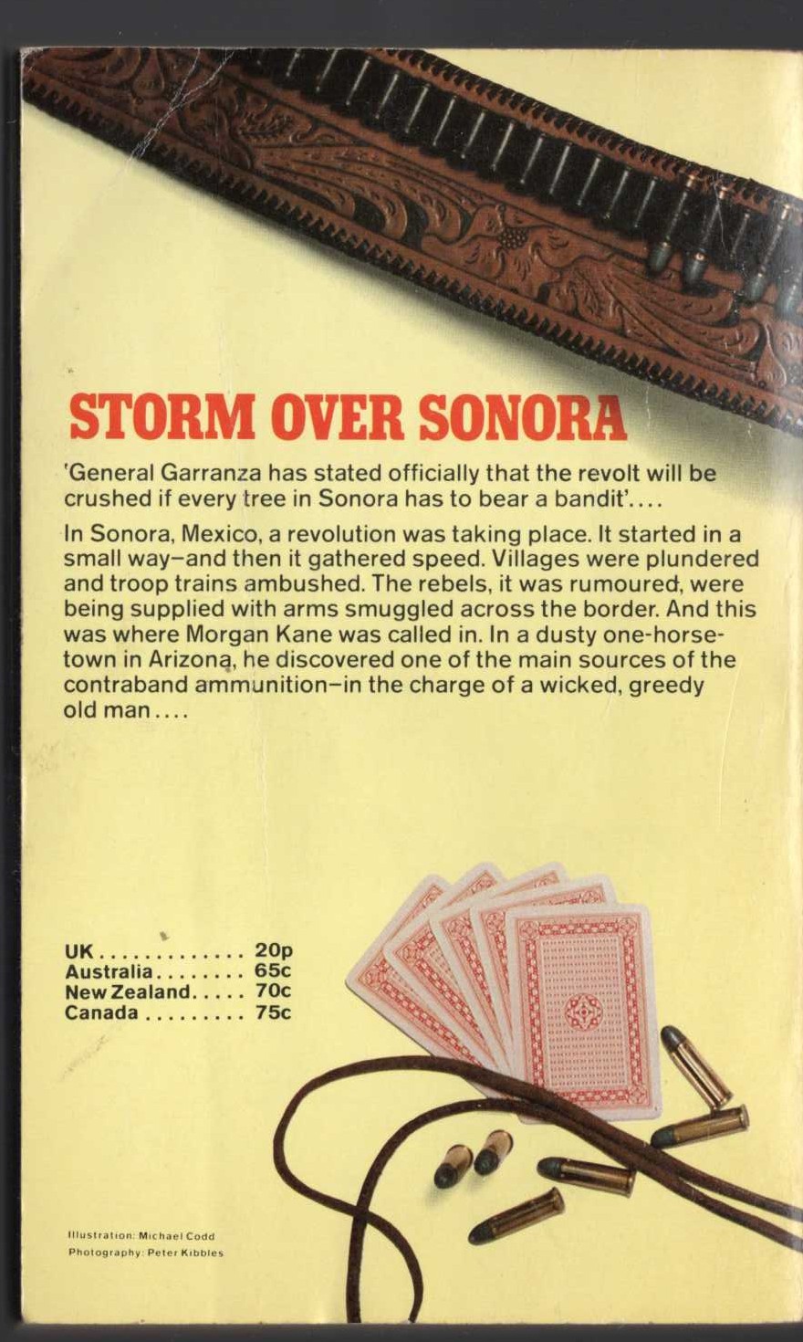 Louis Masterson  STORM OVER SONORA magnified rear book cover image