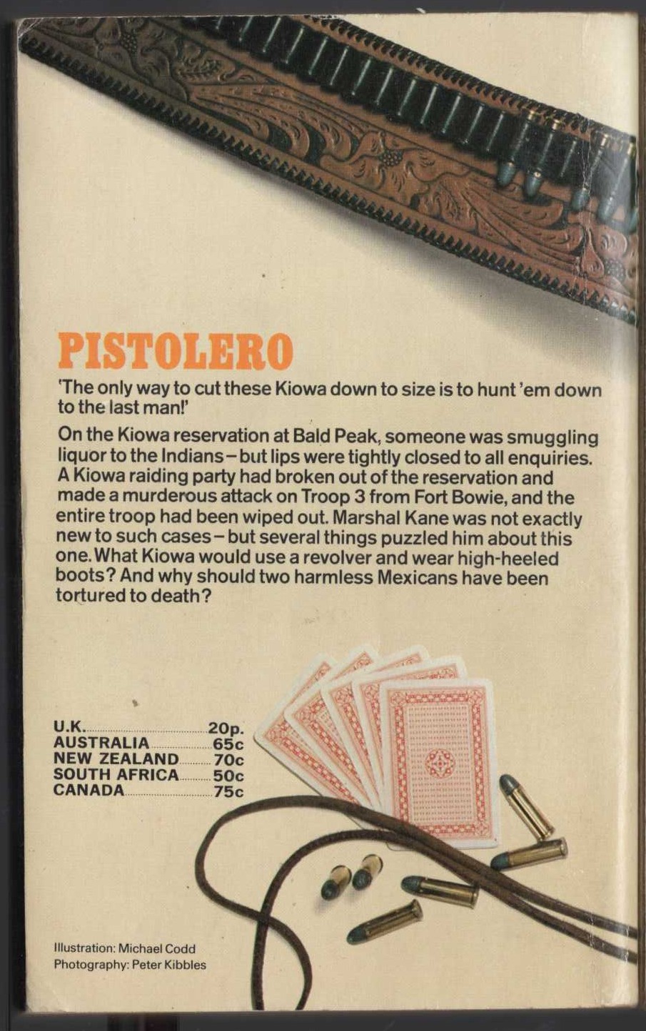 Louis Masterson  PISTOLERO magnified rear book cover image