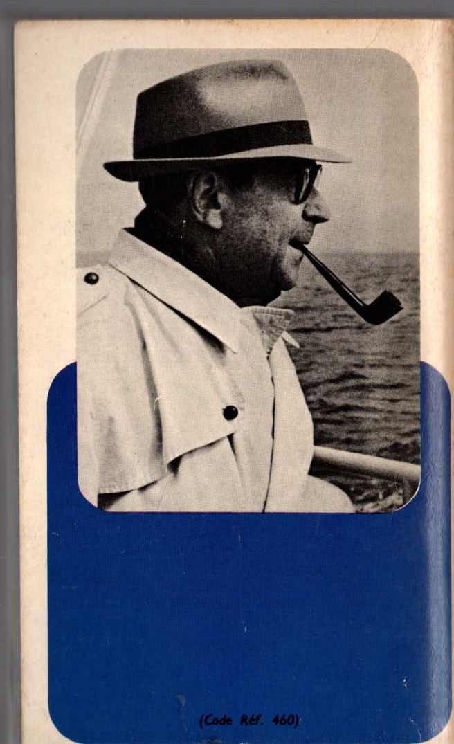 Georges Simenon  LA COLERE DE MAIGRET magnified rear book cover image