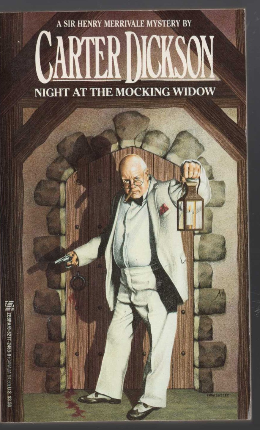 Carter Dickson  NIGHT AT THE MOCKING WIDOW front book cover image