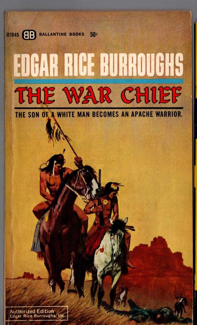 Edgar Rice Burroughs  THE WAR CHIEF front book cover image