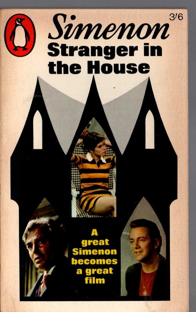 Georges Simenon  STRANGER IN THE HOUSE (Film tie-in: James Mason) front book cover image