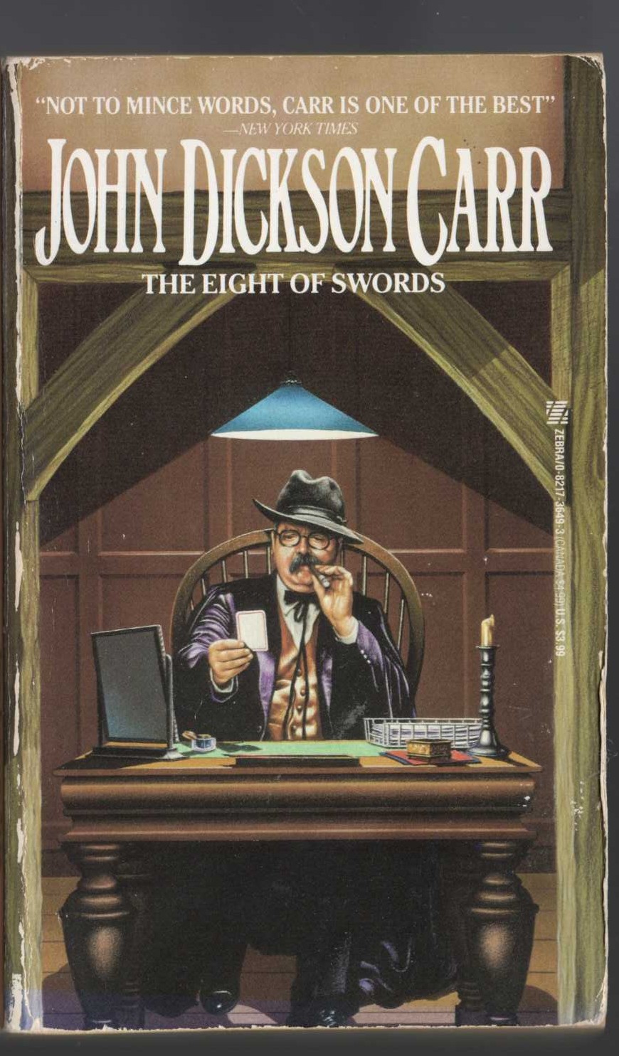John Dickson Carr  THE EIGHT OF SWORDS front book cover image