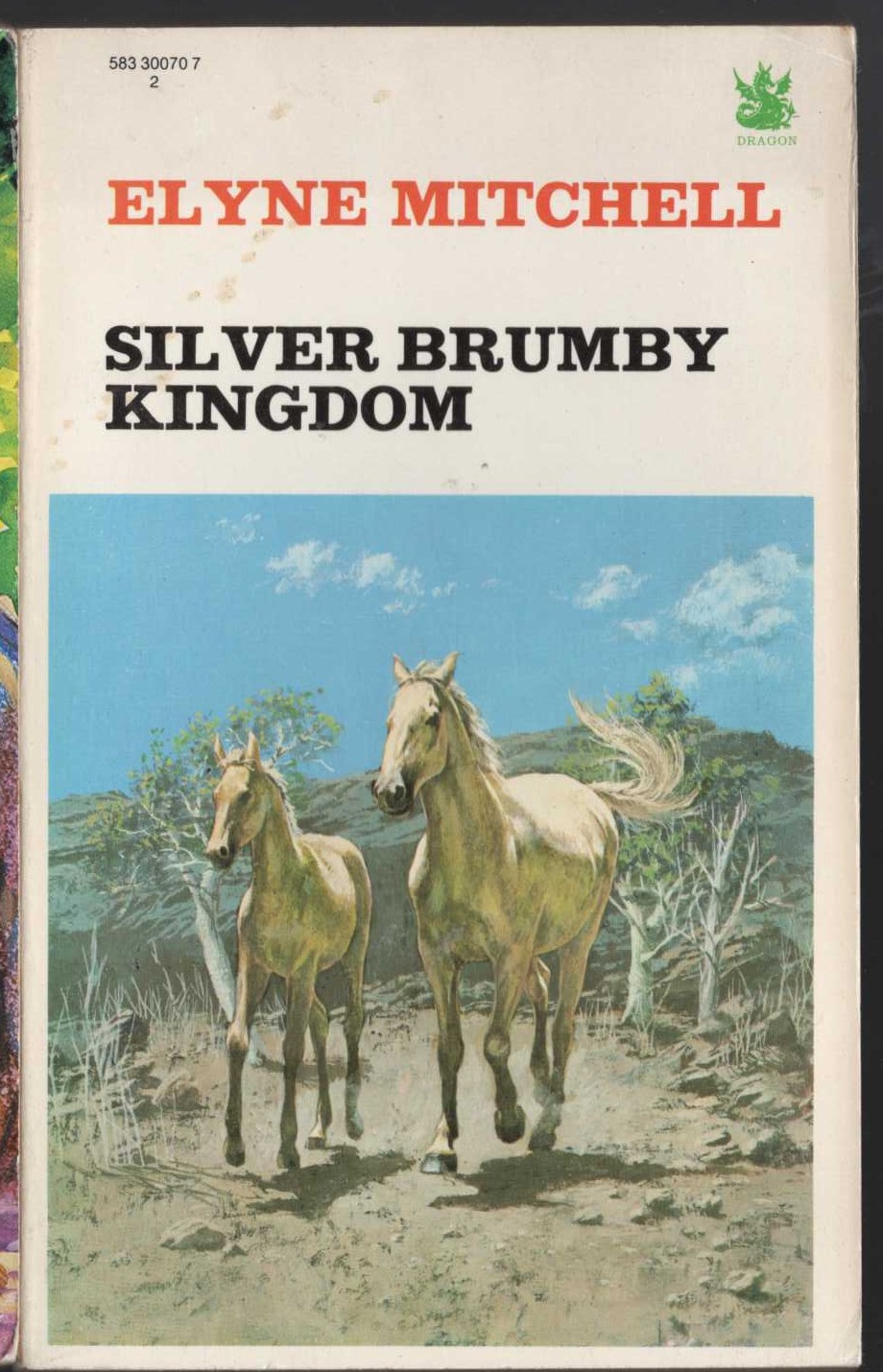 Elyne Mitchell  SILVER BRUMBY KINGDOM front book cover image