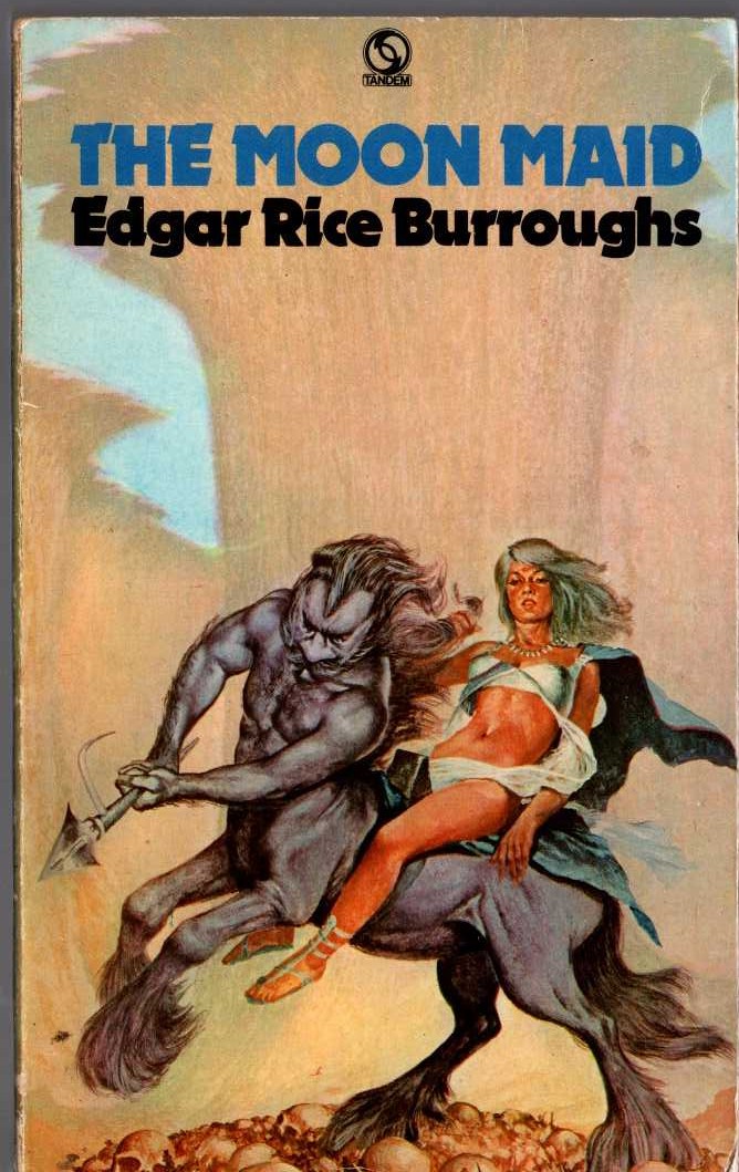 Edgar Rice Burroughs  THE MOON MAID front book cover image