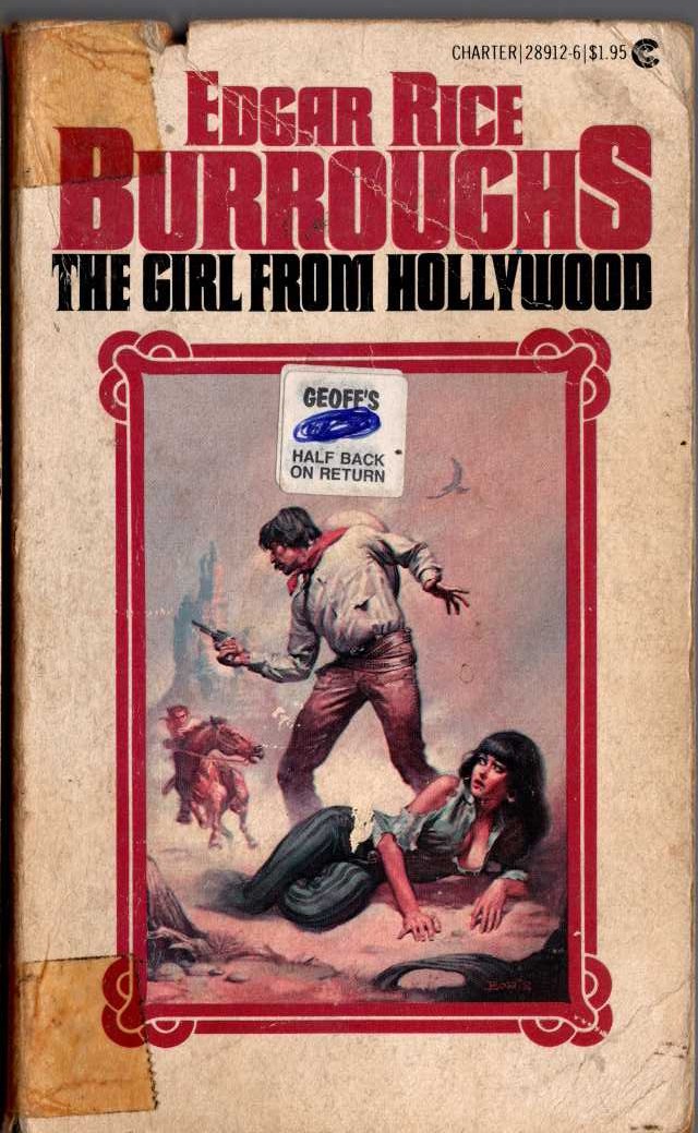 Edgar Rice Burroughs  THE GIRL FROM HOLLYWOOD front book cover image