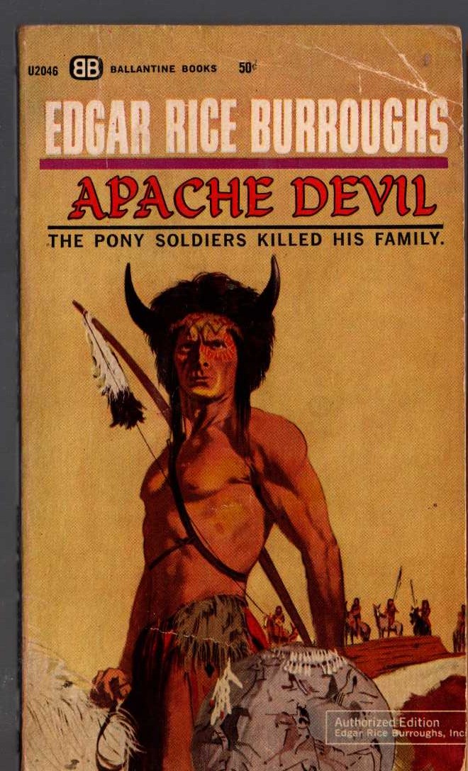 Edgar Rice Burroughs  APACHE DEVIL front book cover image