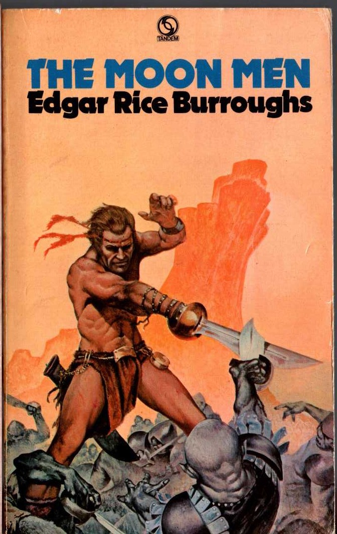 Edgar Rice Burroughs  THE MOON MEN front book cover image