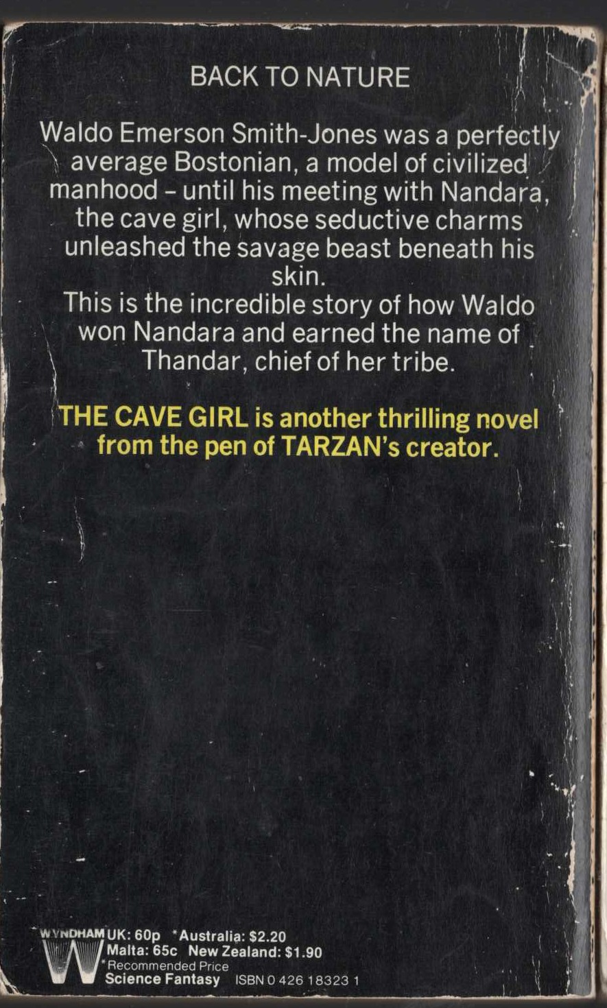 Erle Stanley Gardner  THE D.A. TAKES A CHANCE magnified rear book cover image