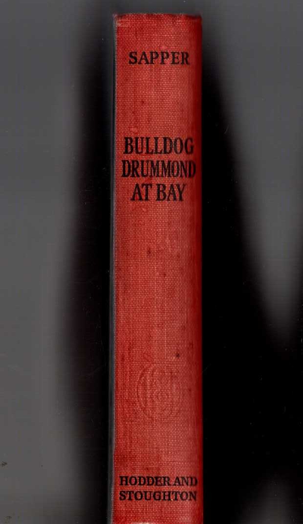 BULLDOG DRUMMOND AT BAY front book cover image