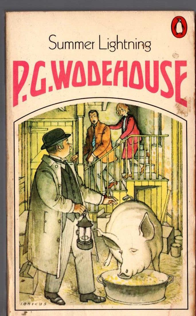 P.G. Wodehouse  SUMMER LIGHTNING front book cover image