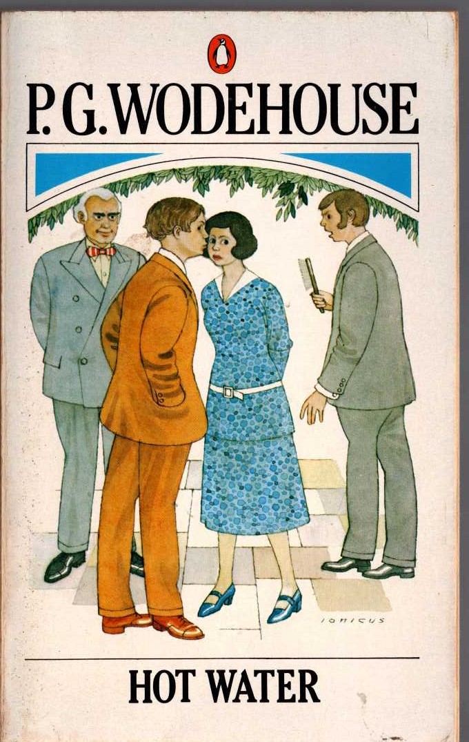 P.G. Wodehouse  HOT WATER front book cover image