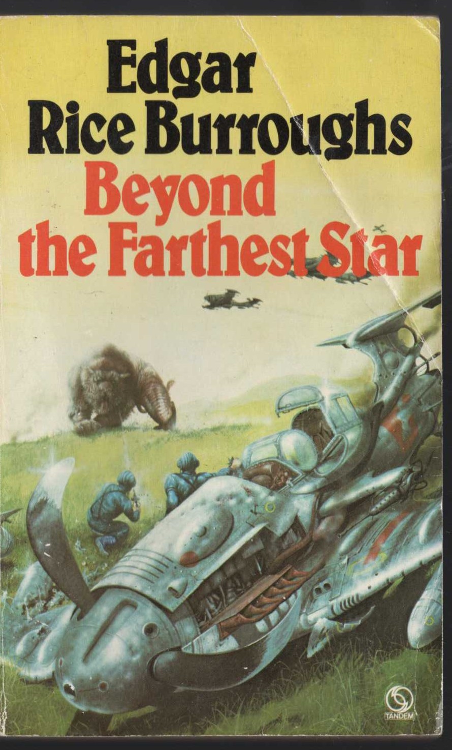 Edgar Rice Burroughs  BEYOND THE FARTHEST STAR front book cover image