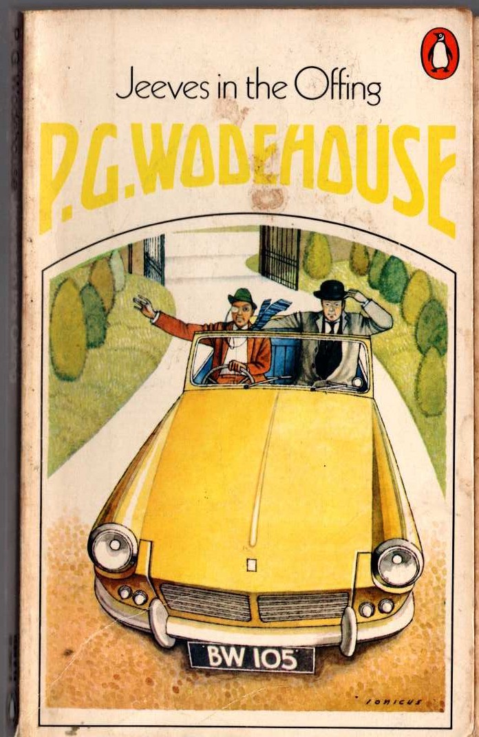 P.G. Wodehouse  JEEVES IN THE OFFING front book cover image