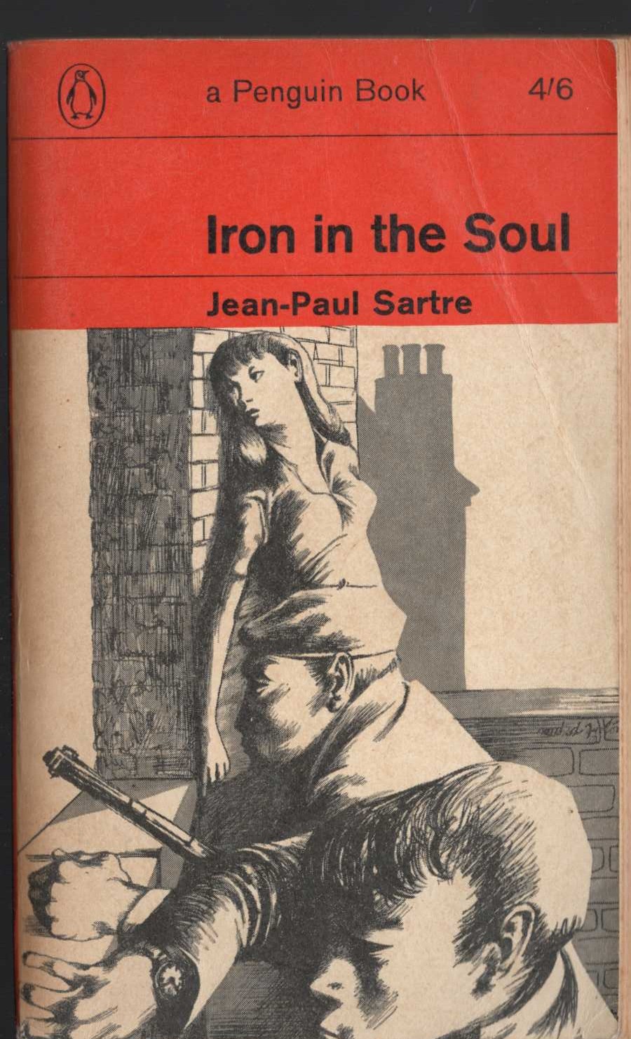 Jean-Paul Sartre  IRON IN THE SOUL front book cover image