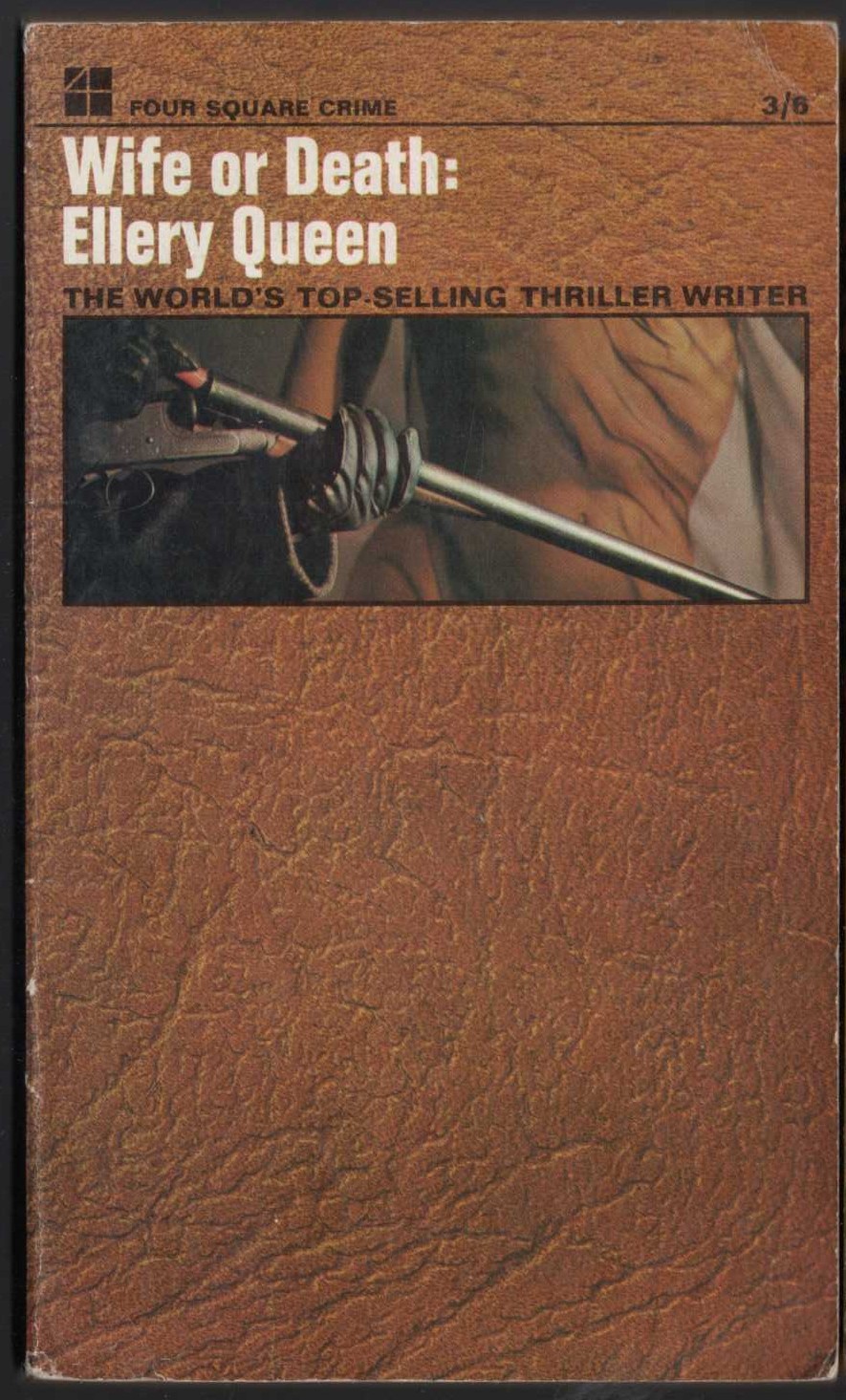 Ellery Queen  WIFE OR DEATH front book cover image