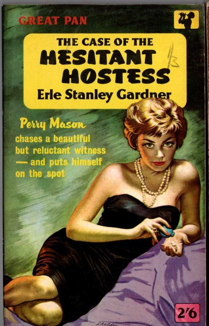 Erle Stanley Gardner  THE CASE OF THE HESITANT HOSTESS front book cover image