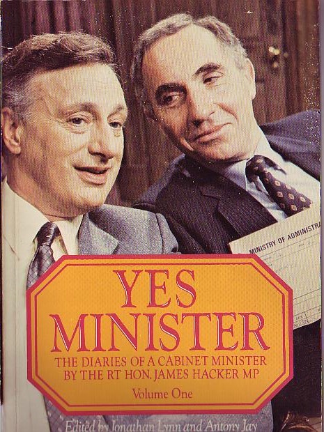 YES MINISTER front book cover image