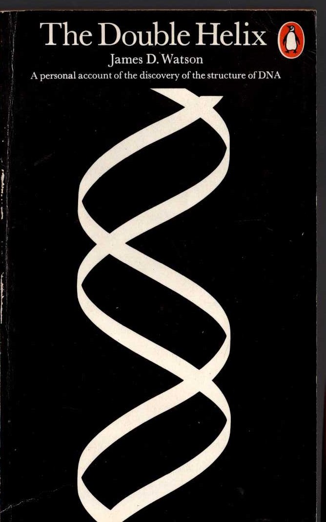 James D. Watson  THE DOUBLE HELIX front book cover image
