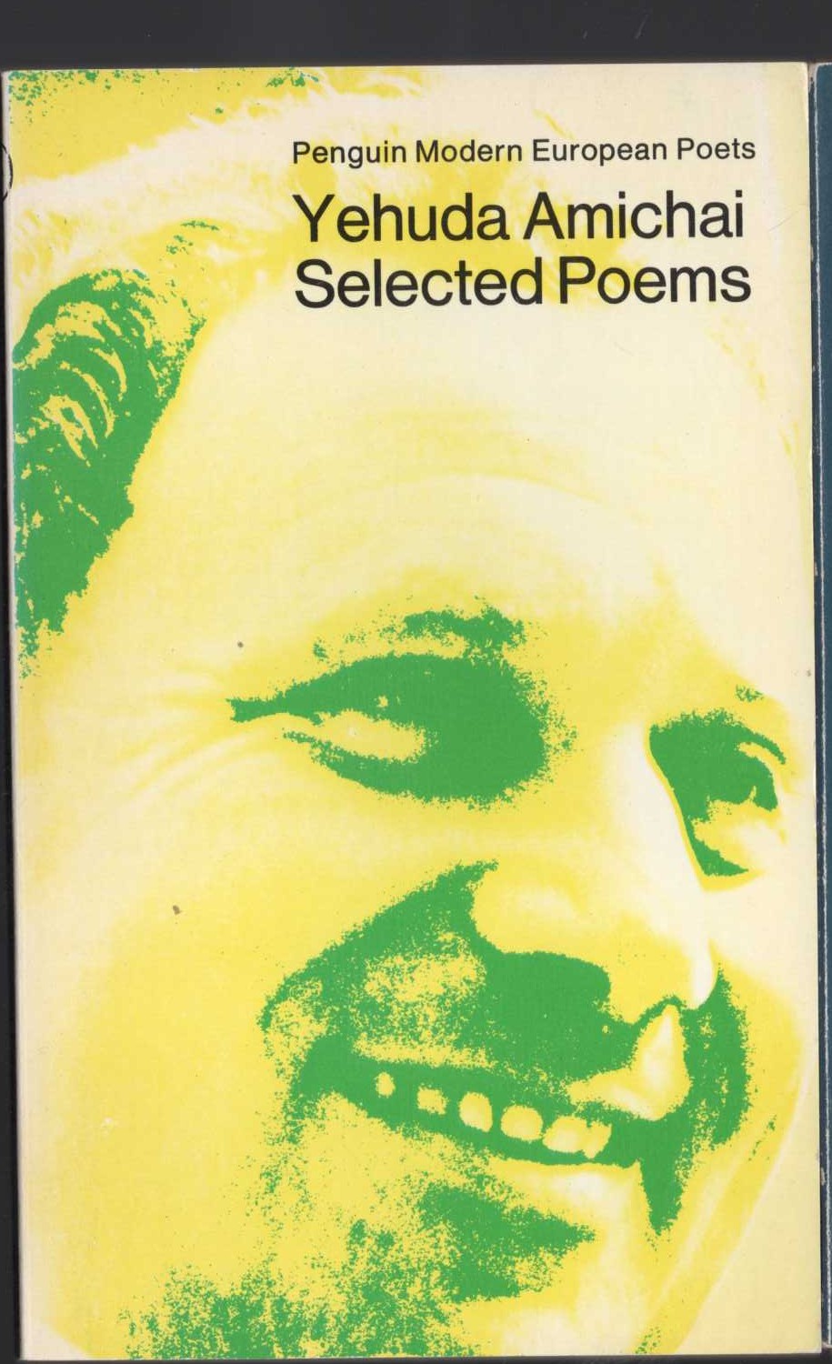 Yehuda Amichai  SELECTED POEMS (Penguin Modern European Poets) front book cover image