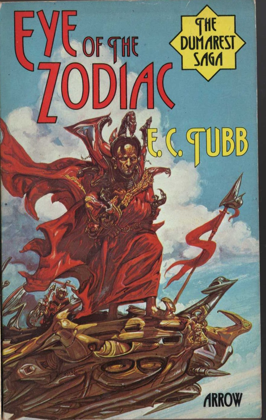 E.C. Tubb  EYE OF THE ZODIAC front book cover image